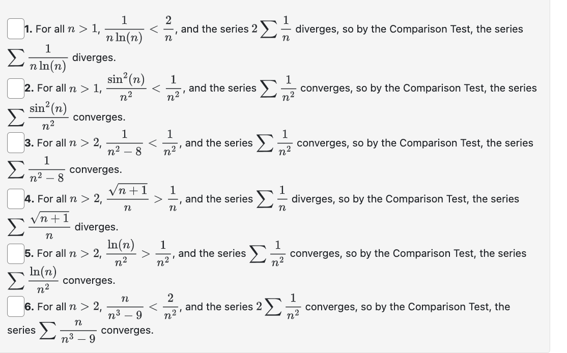 I. For All N>1,nln(n)1 | Chegg.com