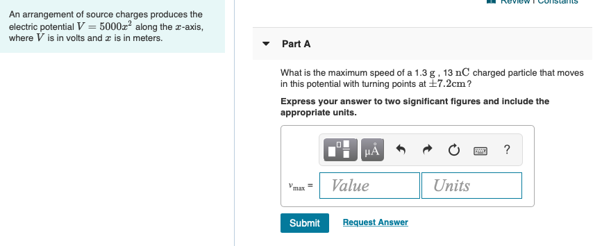 Solved An arrangement of source charges produces the | Chegg.com