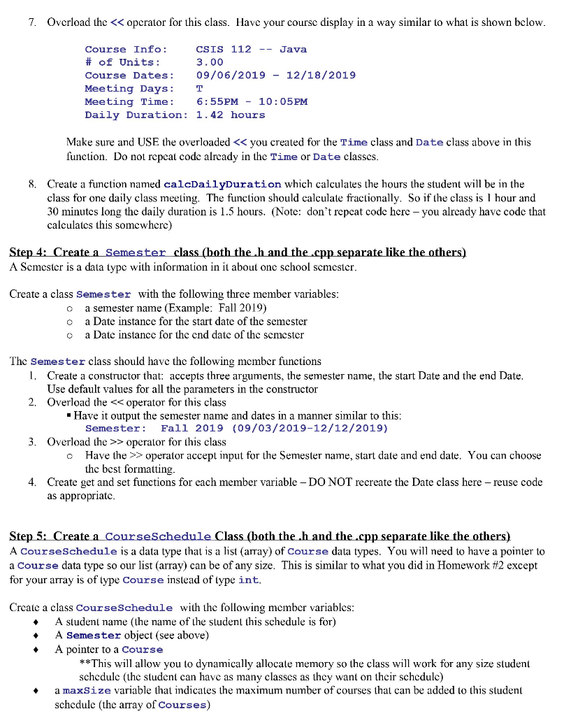 Solved Step 1: Modify the Time Class Take the Time class | Chegg.com