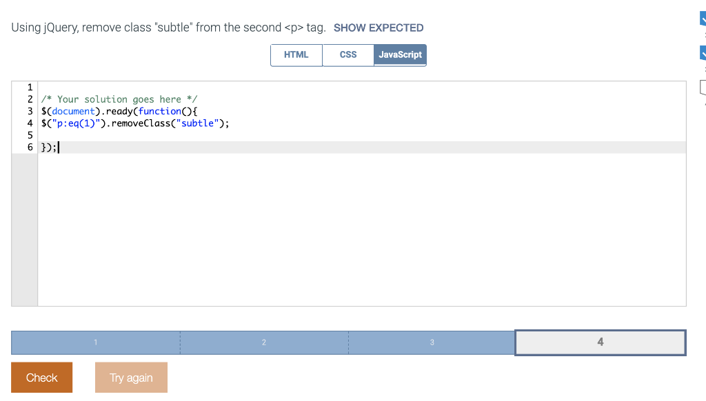 solved-using-jquery-remove-class-subtle-from-the-second-chegg