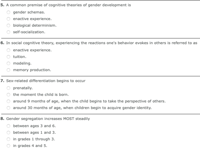 Cognitive theory of discount gender