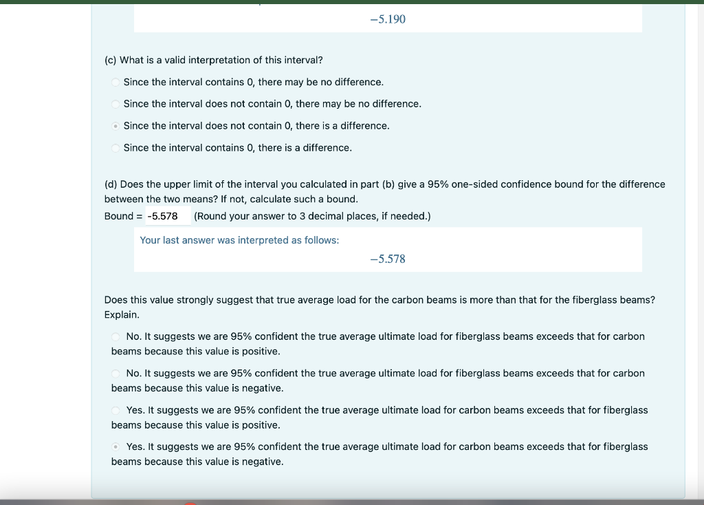 Solved An article gave the accompanying random data on | Chegg.com