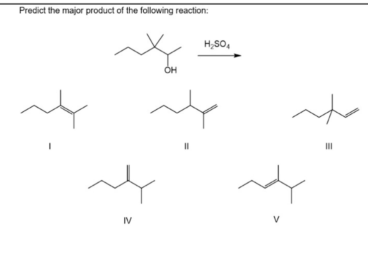 Solved Predict the major product of the following reaction: | Chegg.com