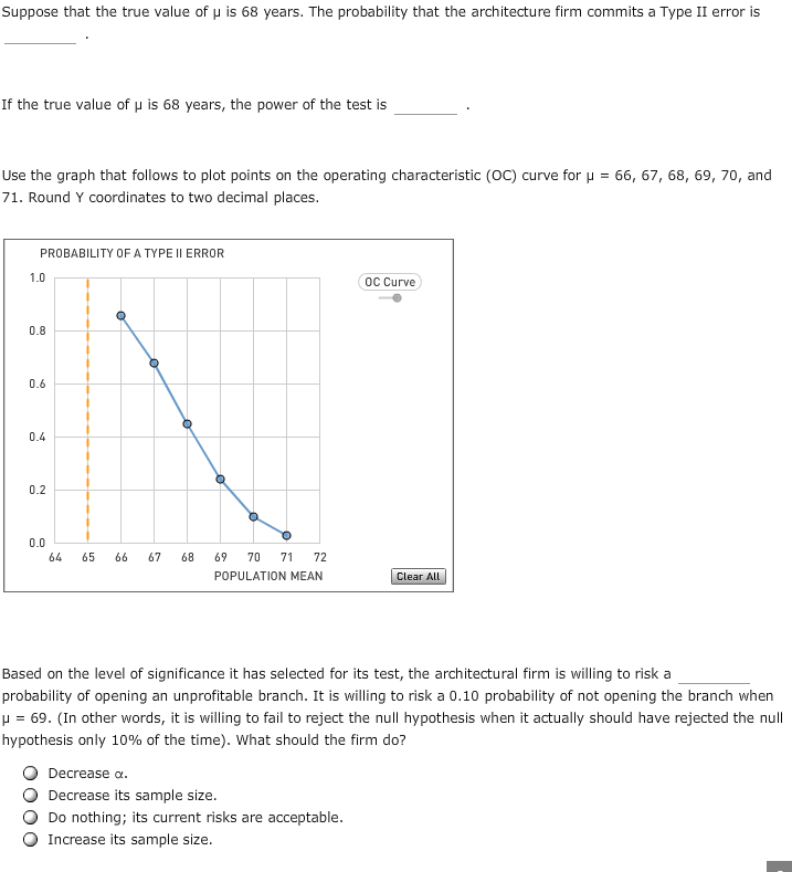 Solved 10. Calculating the probability of a Type II error Aa | Chegg.com