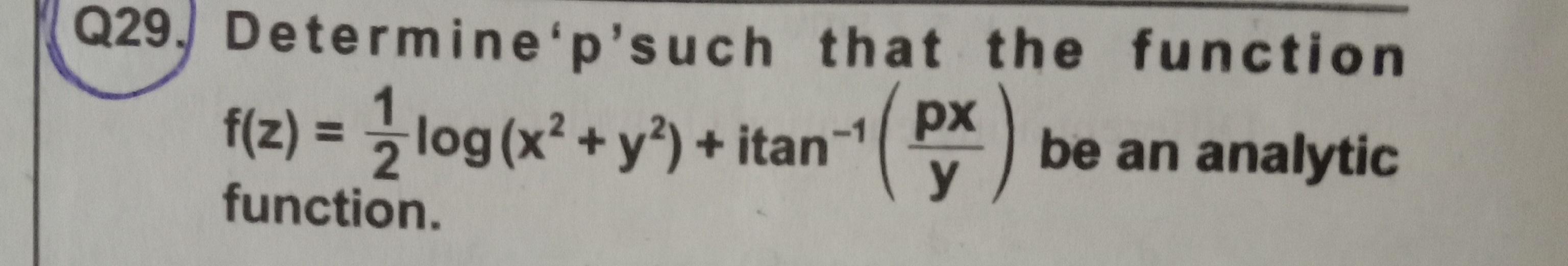 Solved Q29. Determine p'such that the function px z (+ ) be | Chegg.com