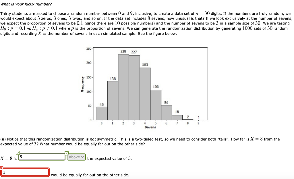 Solved What is your lucky number? Thirty students are asked | Chegg.com