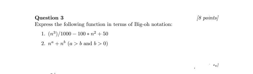 Solved Question 3 Express the following function in terms of | Chegg.com