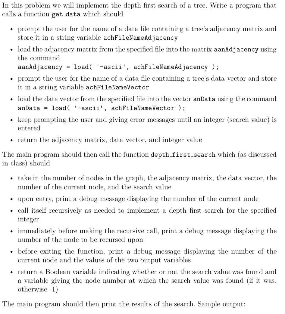 MATLAB question: Use octave or MATLAB as programs to | Chegg.com