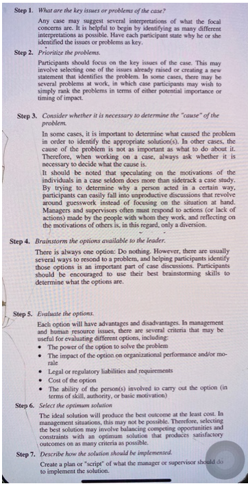 Solved Step 1. What are the key issues or problems of the | Chegg.com