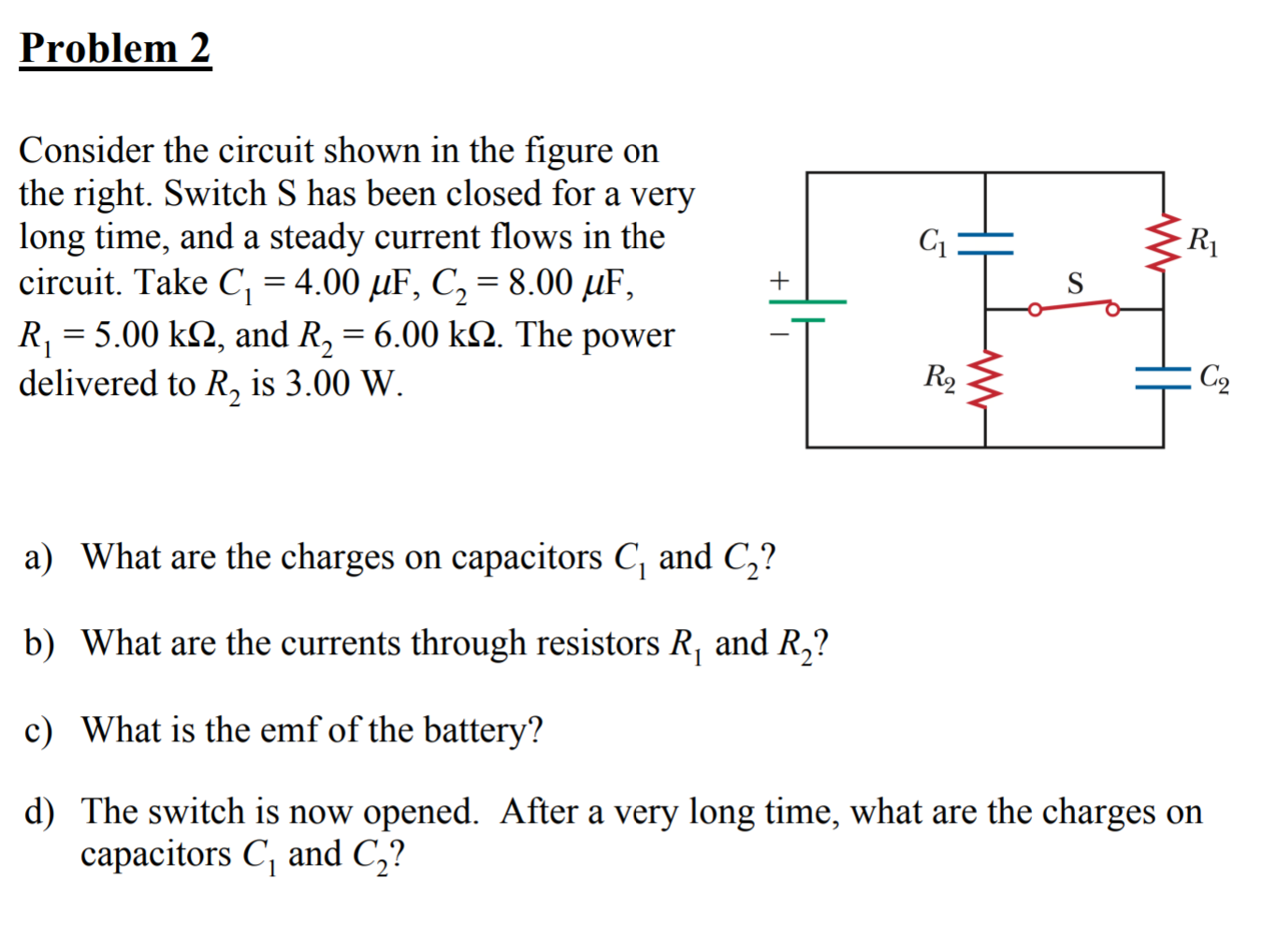 Solved Consider The Circuit Shown In The Figure On The Ri Chegg Com