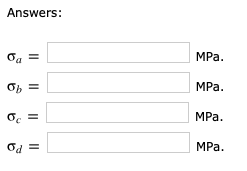 Solved A short rectangular post supports a compressive load | Chegg.com