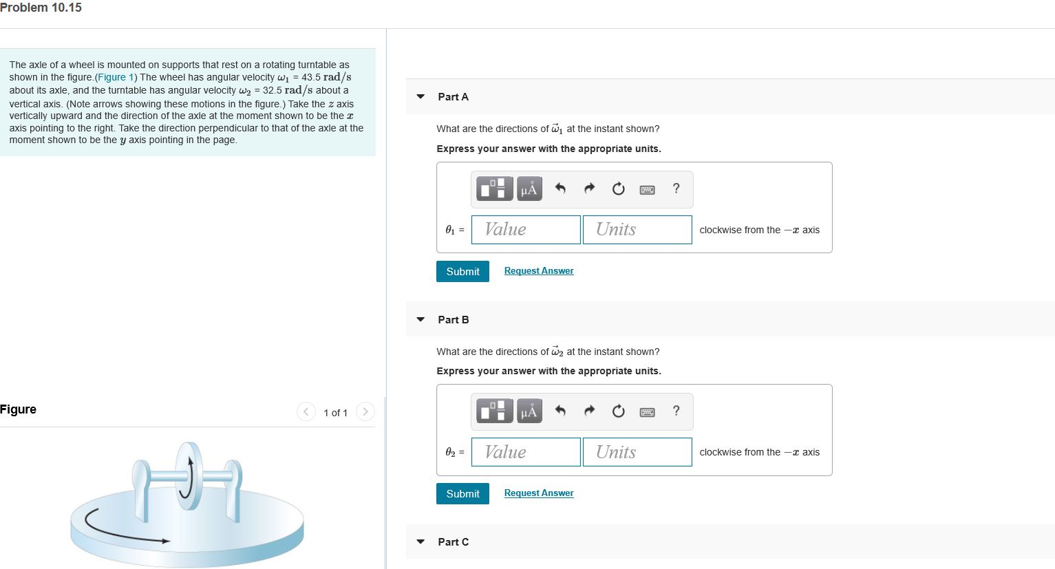 Solved Problem 10.15 The axle of a wheel is mounted on