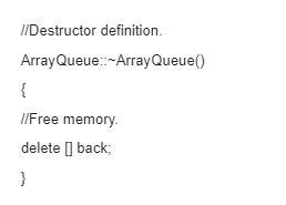 Solved . Write an array-based implementation of a queue that | Chegg.com