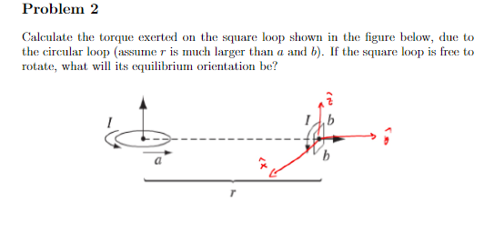 Solved Problem 2 Calculate The Torque Exerted On The Square 8478