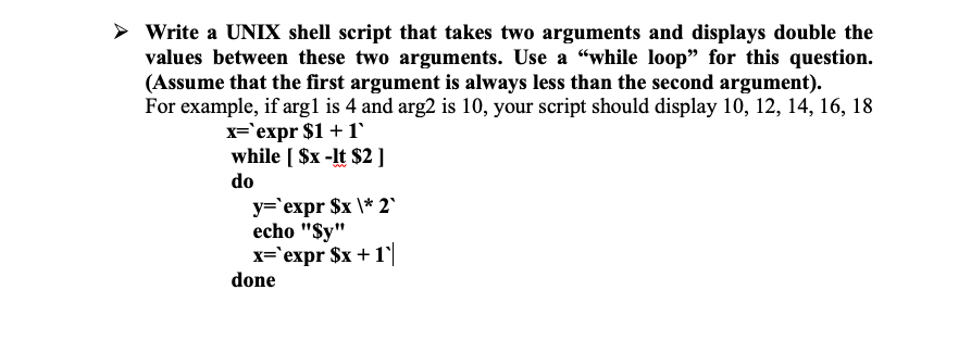 solved-write-a-unix-shell-script-that-takes-two-arguments-chegg