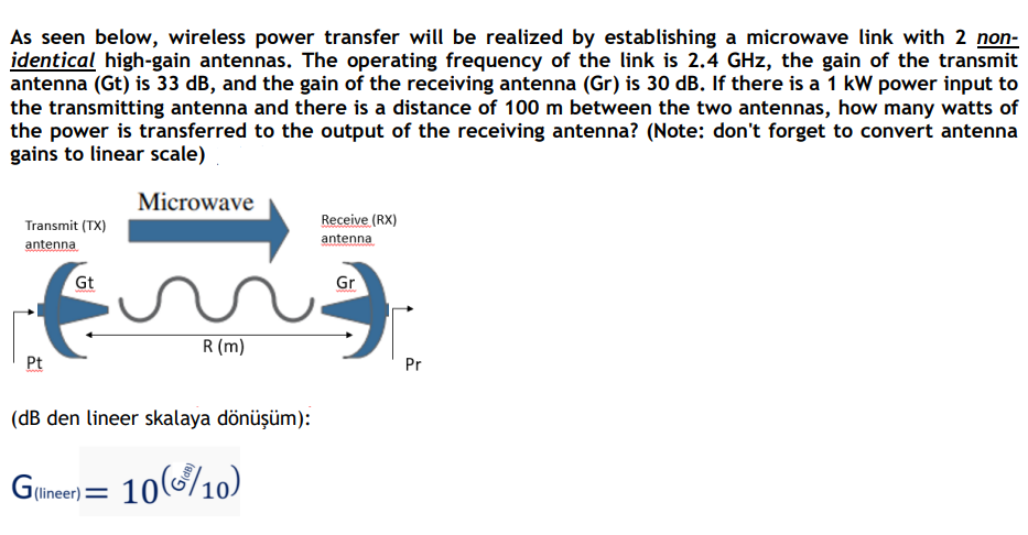 Solved As seen below, wireless power transfer will be | Chegg.com