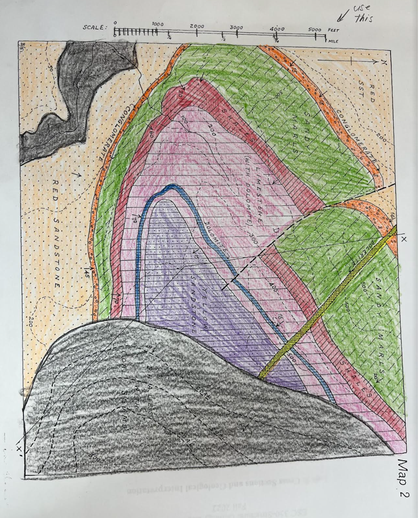 Solved Lab 5: Cross Sections and Geological Interpretation | Chegg.com