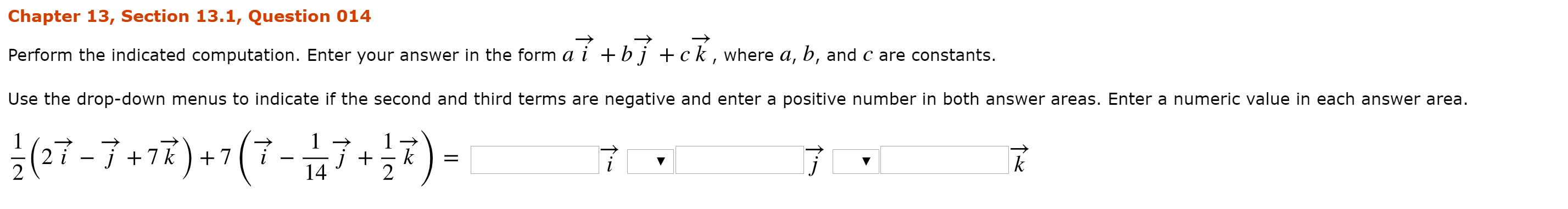 Solved Chapter 13, Section 13.1, Question 014 Perform The | Chegg.com