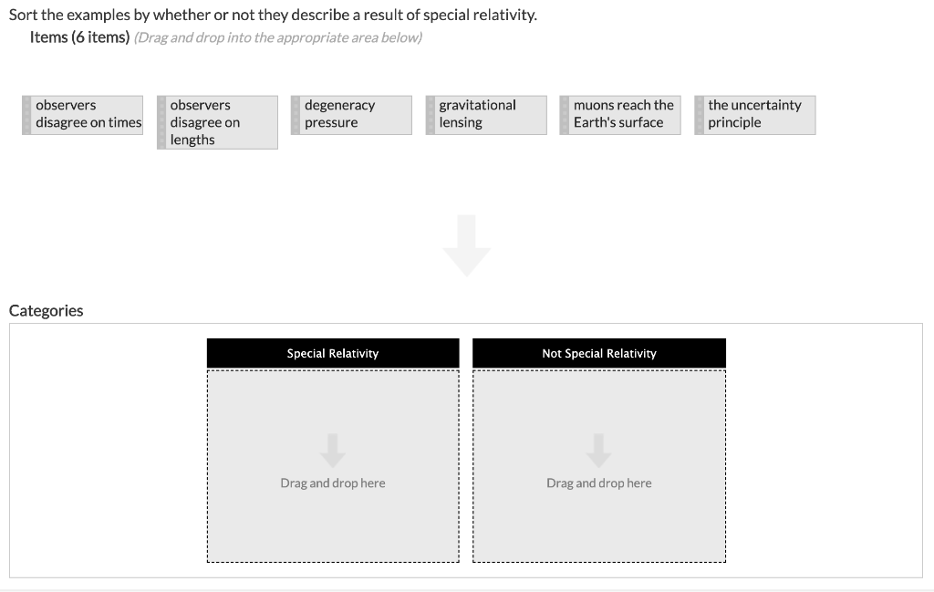 Solved Sort the examples by whether or not they describe a | Chegg.com
