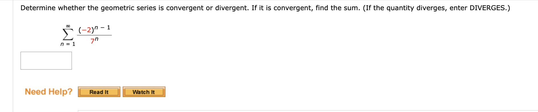 Solved Determine whether the geometric series is convergent | Chegg.com