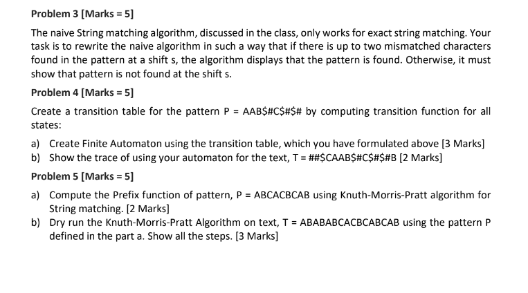Solved A cyclic rotation of a string is obtained by chopping | Chegg.com