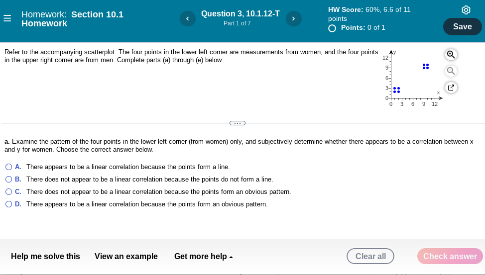 Solved O = Homework: Section 10.1 Homework Question 3, | Chegg.com