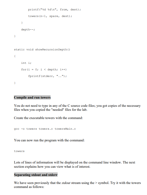 Solved Introduction This lab reviews even more basic C | Chegg.com