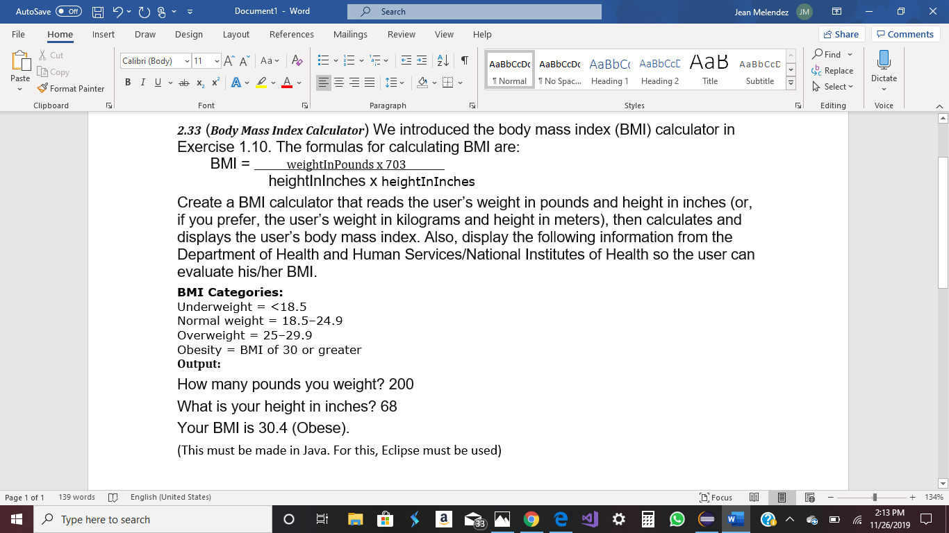Search Jean Melendez JM - 0 X Mailings Review View Help Comments AutoSave off 9 0 - Document1 - Word File Home Insert Draw De