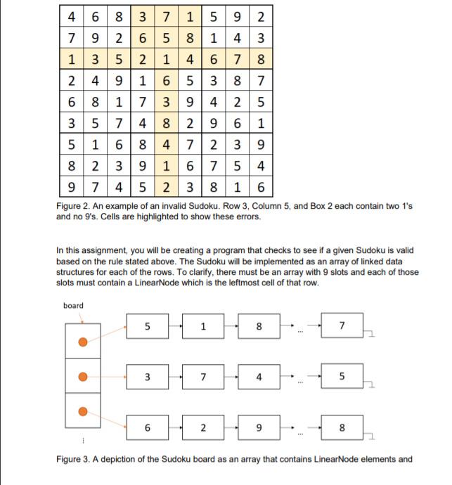 Solved Introduction Sudoku is a popular type of puzzle in Chegg