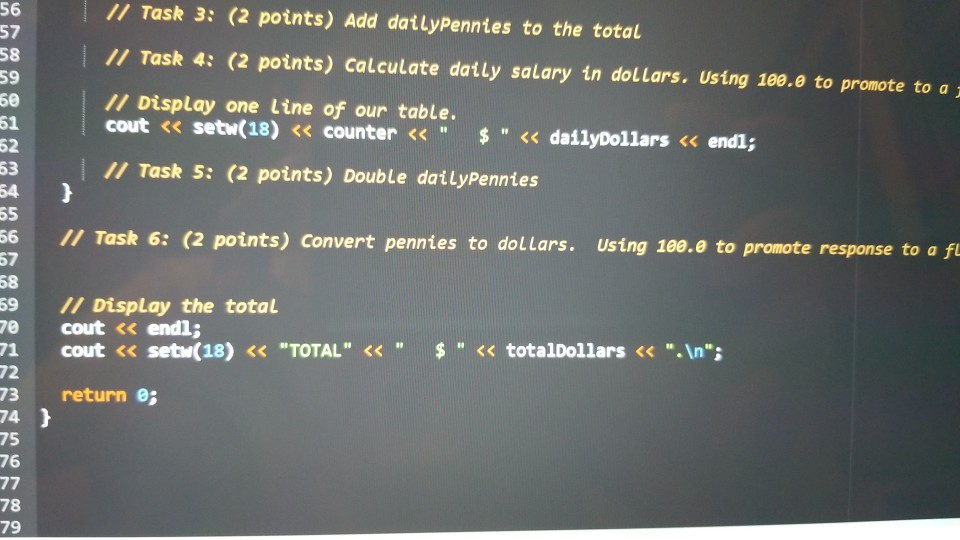 Solved 8) (20 points) Write a program that calculates how | Chegg.com