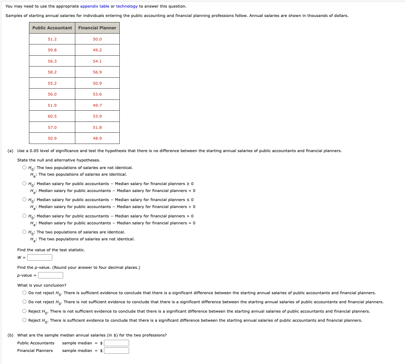 Solved You may need to use the appropriate appendix table or | Chegg.com