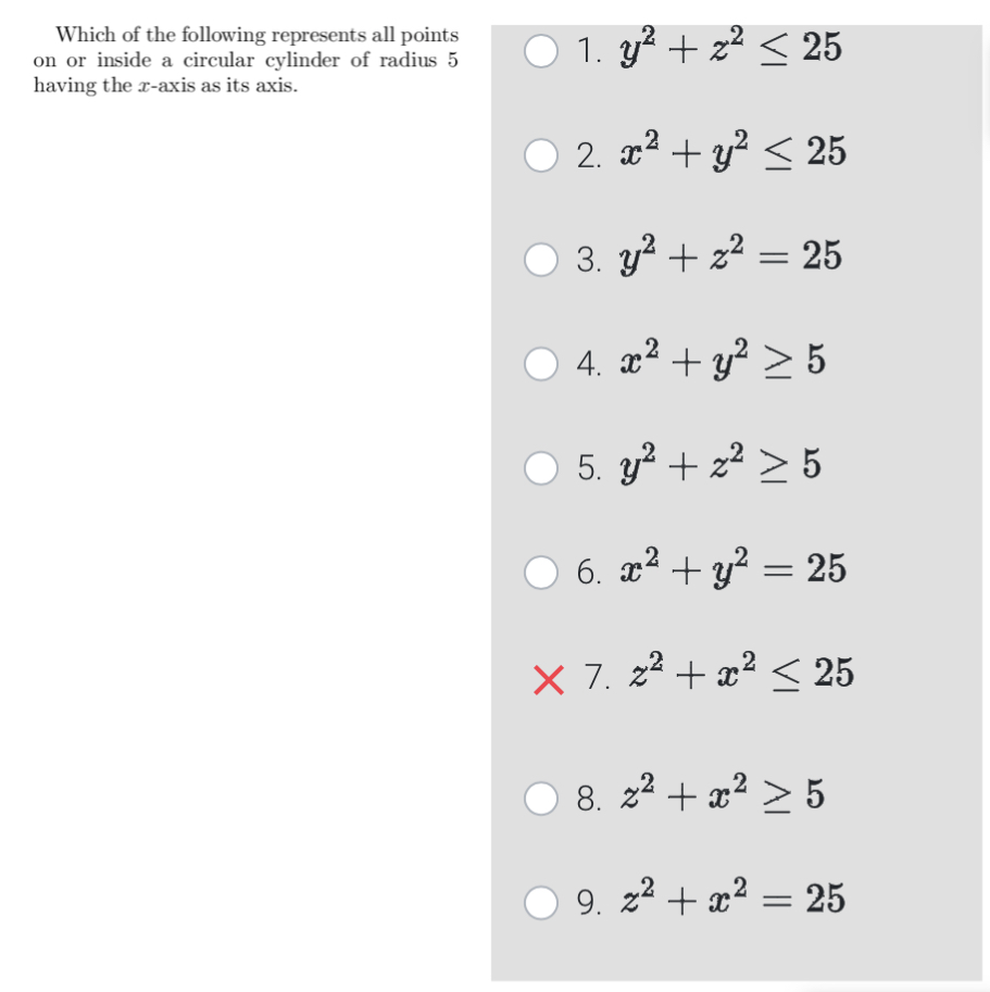 solved-which-of-the-following-represents-all-points-on-or-chegg
