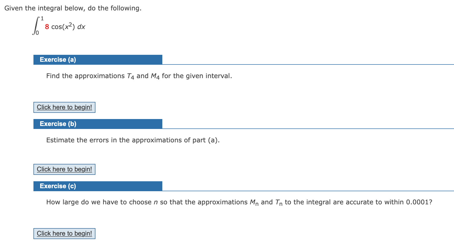 Solved Use the Trapezoidal Rule, the Midpoint Rule, and | Chegg.com