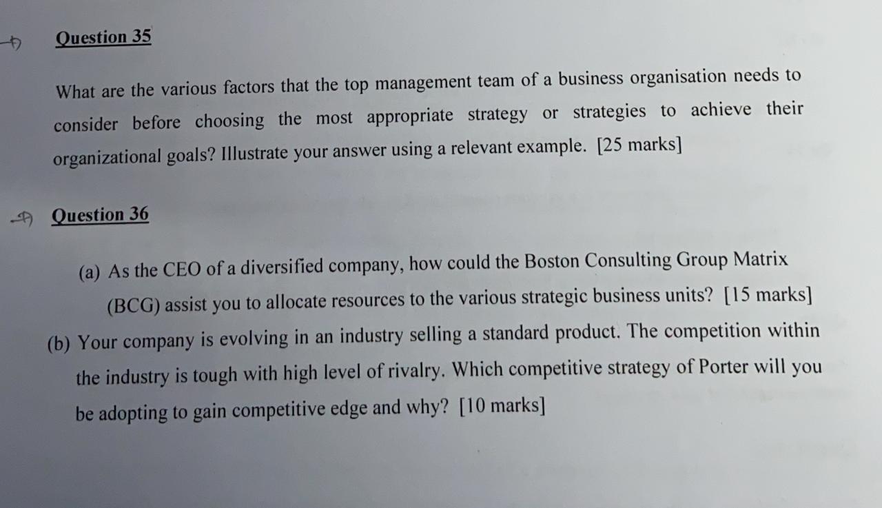 Solved answer Q35 and Q36. | Chegg.com