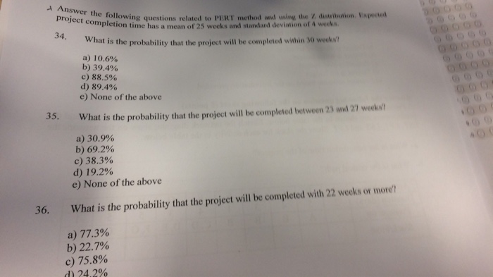 Solved A Ans project c the following questions related to | Chegg.com
