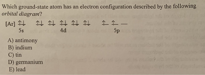 orbital diagram for antimony orbital diagram for antimony