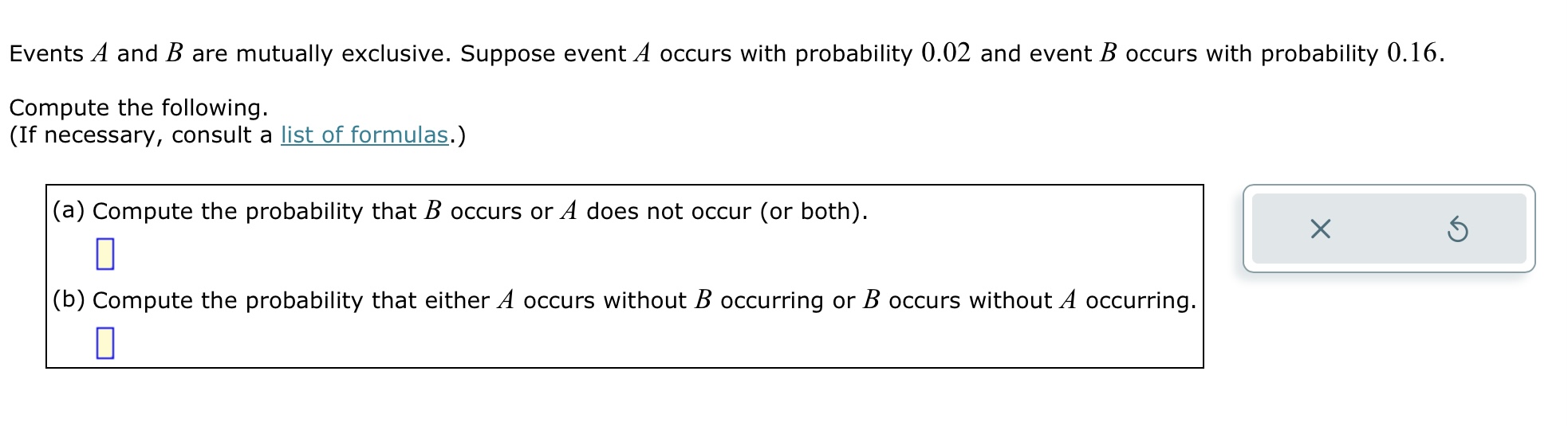 Events A And B ﻿are Mutually Exclusive. Suppose Event | Chegg.com