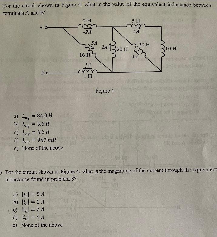 Solved For the circuit shown in Figure 4, what is the value | Chegg.com