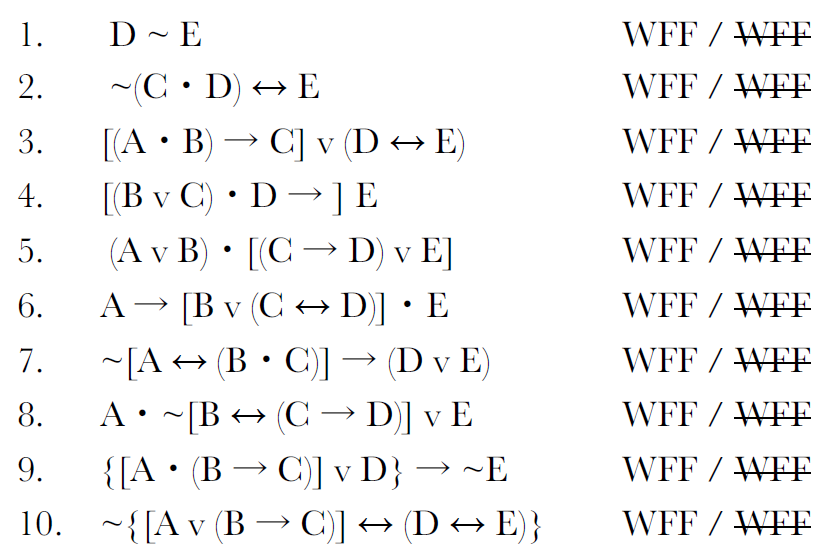 Solved Determine Whether Each Compound Statement Is A Wel Chegg Com