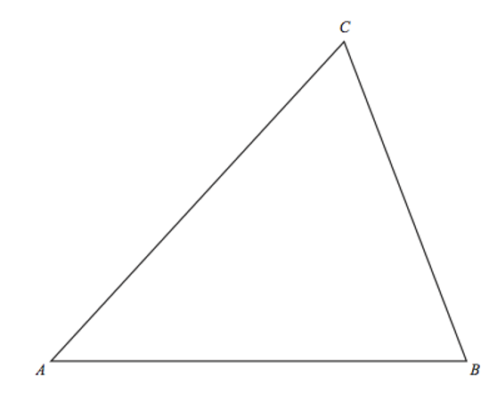 Solved a) Using compasses and straight edge only, construct | Chegg.com