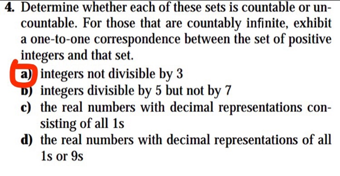 Solved 2. Determine Whether Each Of These Sets Is Finite, | Chegg.com