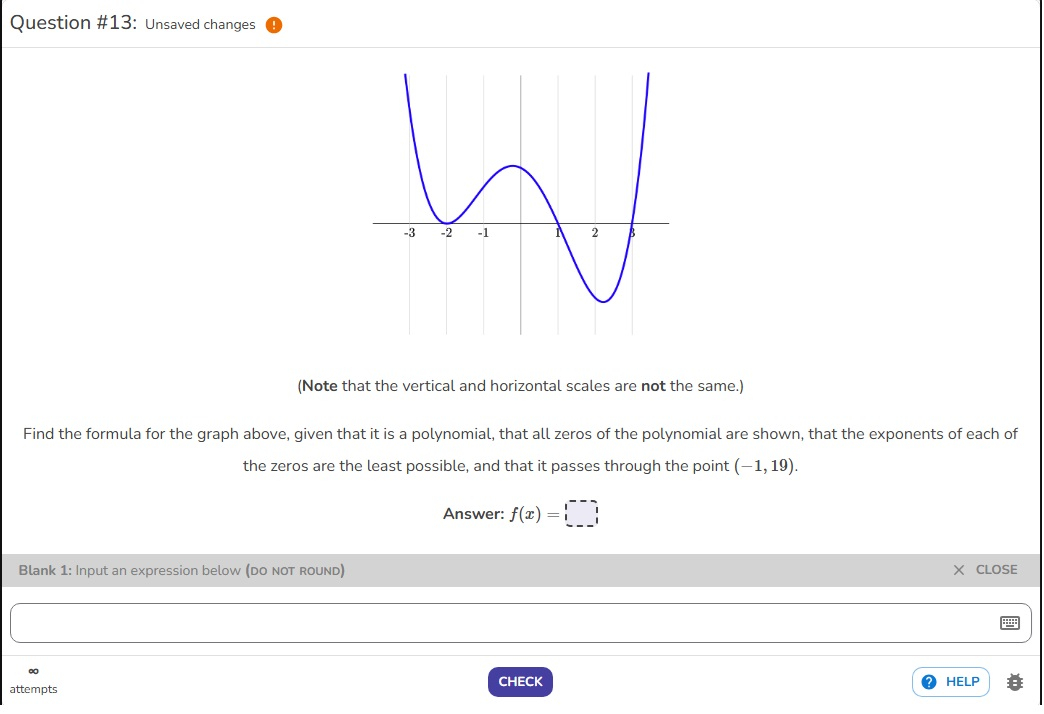 Solved Question \#13:(Note that the vertical and horizontal | Chegg.com