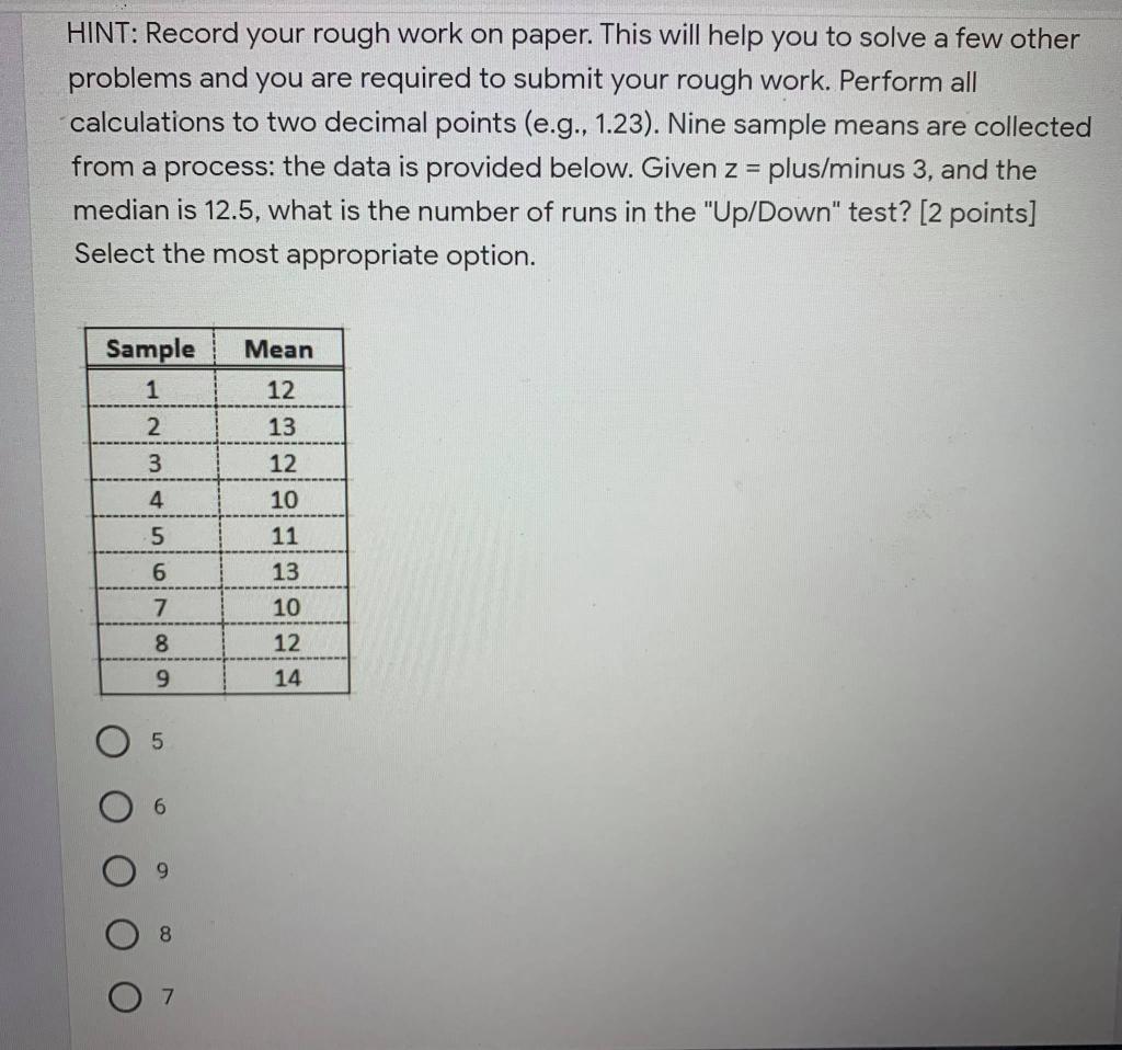 Solved HINT: Record your rough work on paper. This will help | Chegg.com