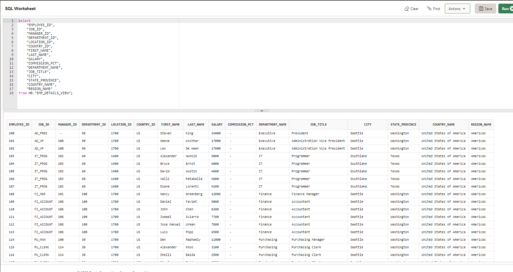 Solved Record SQL queries, results and explanations on | Chegg.com