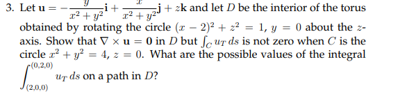 Solved 3. Let u= -i x2 + y2 r2 + y2