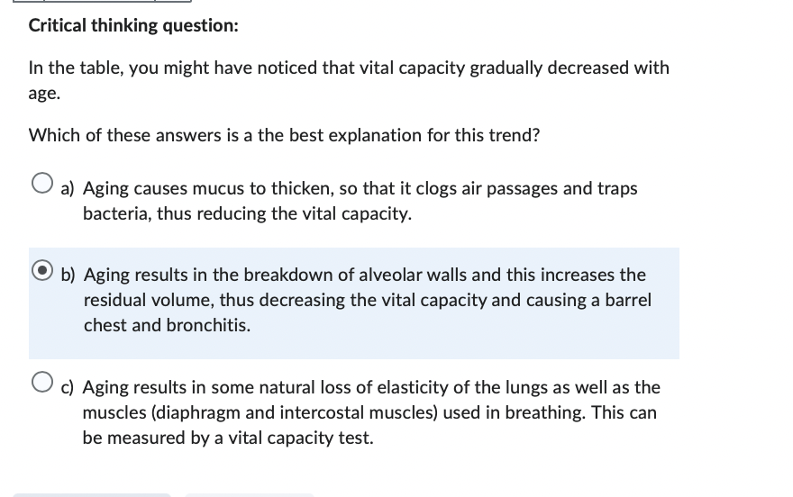 Solved Critical thinking question: In the table, you might | Chegg.com