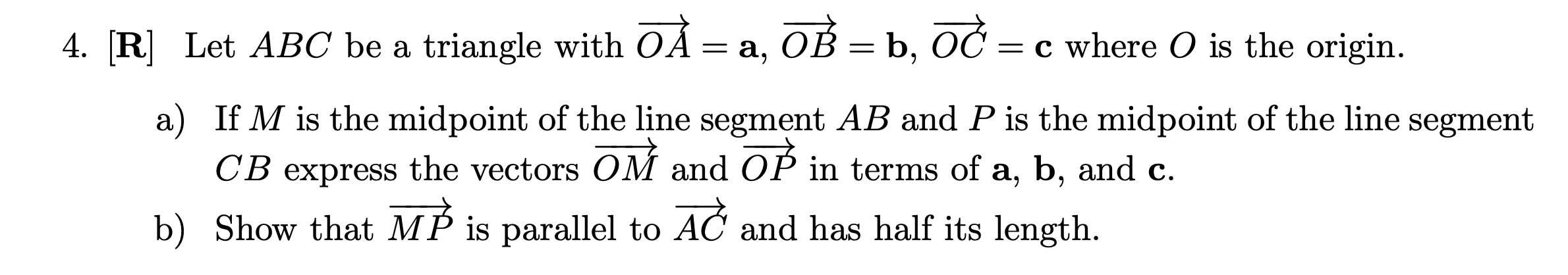 Solved Let ABC be a triangle with | Chegg.com