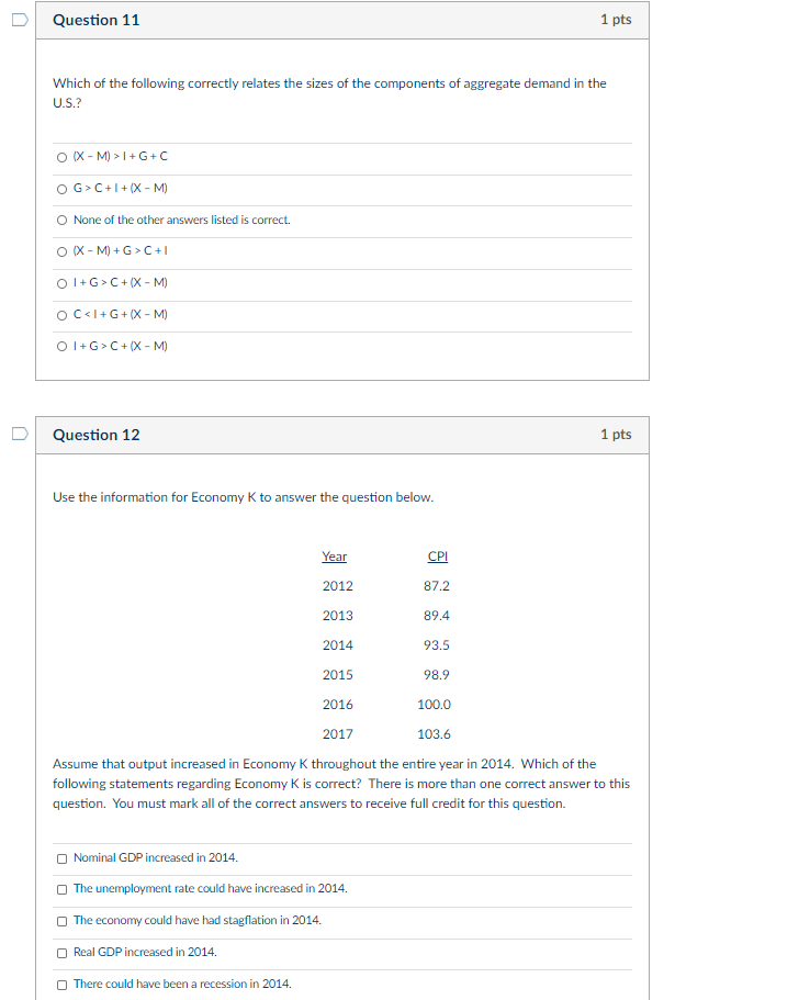 Solved Question 11 1 pts Which of the following correctly | Chegg.com