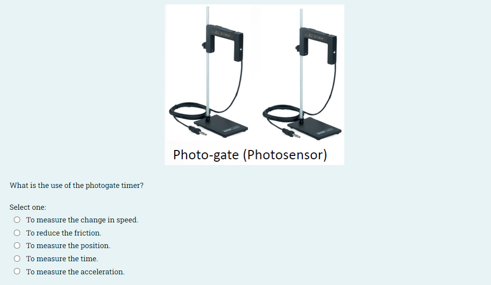 Solved Photo-gate (Photosensor) What is the use of the | Chegg.com