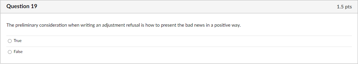 Solved Question 20 1.75 pts Which of the following is not | Chegg.com